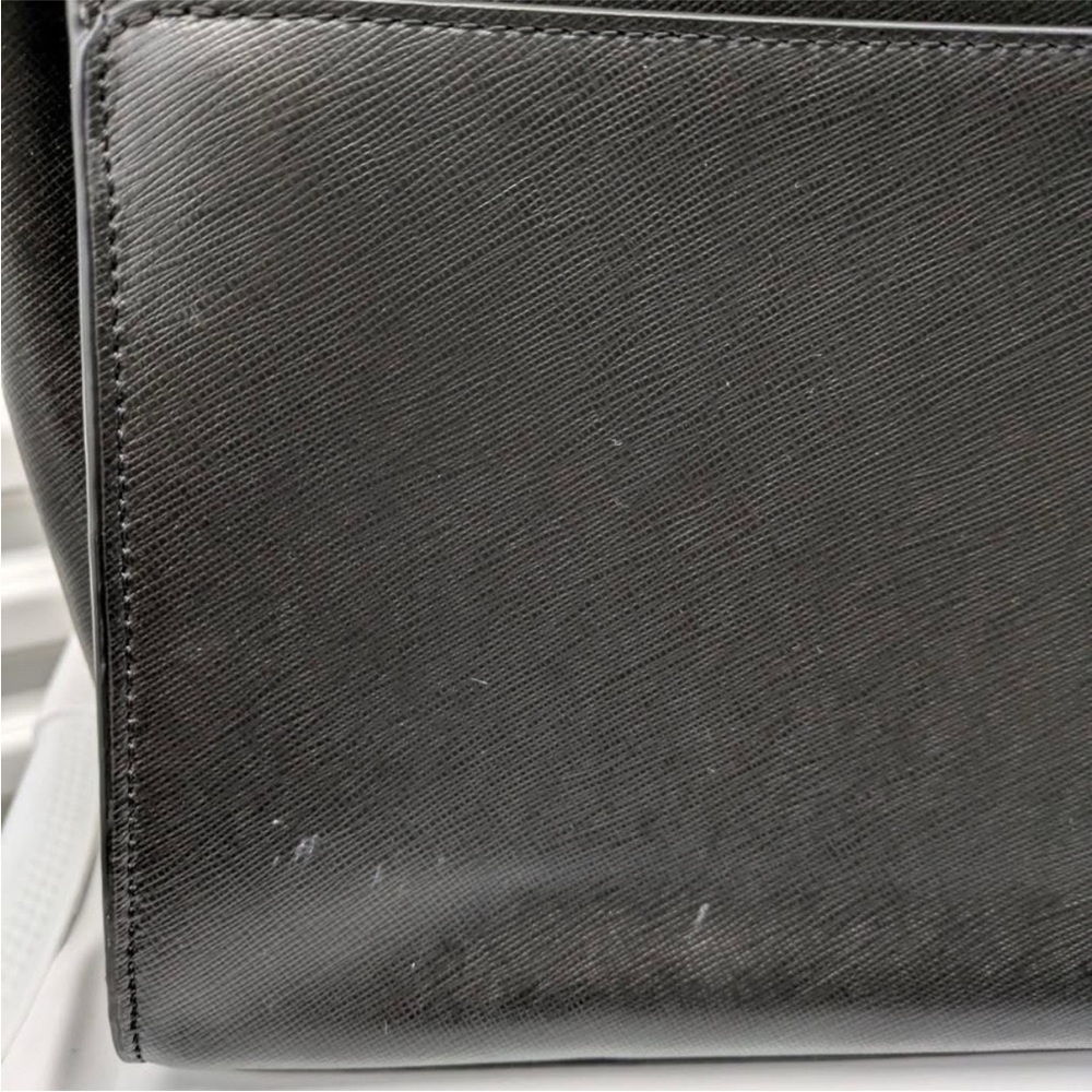 kate spade Charcoal Black Leather Satchel - Picture 9 of 9